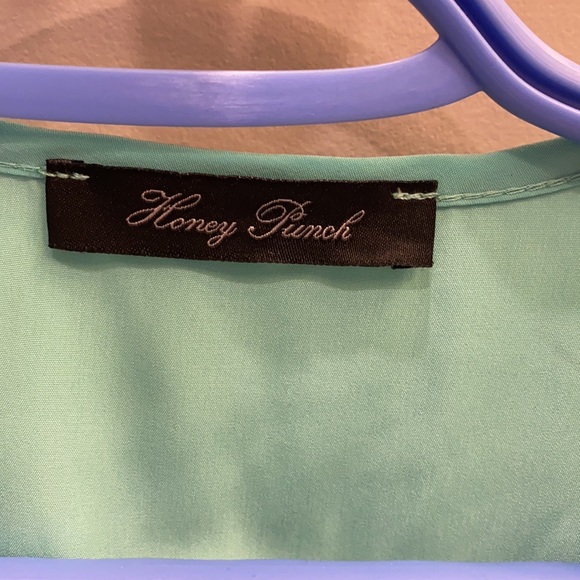 Mint wrap dress HONEY PUNCH - Picture 2 of 5